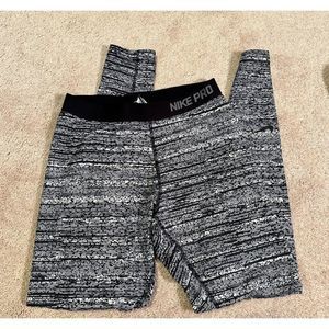 Nike Pro hyper warm leggings. Womens Large